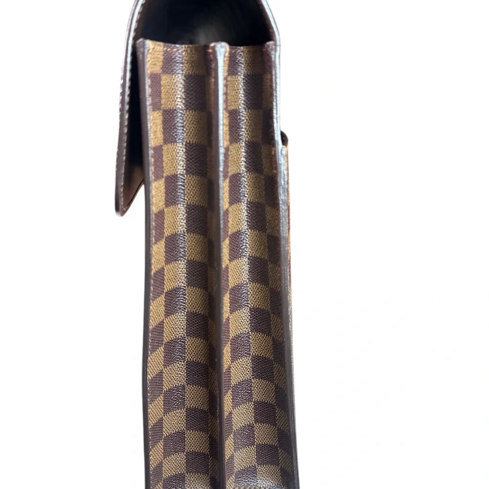 Louis Vuitton Damier Ebene Brown Checkered Briefcase